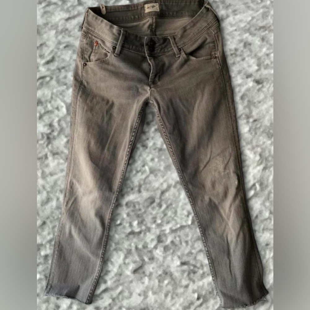 Hudson Jeans Light Gray Denim Shorts